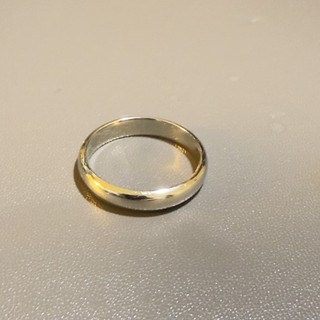 14k white gold mens 4.5mm wedding band ring 5.63g gents size 11.75