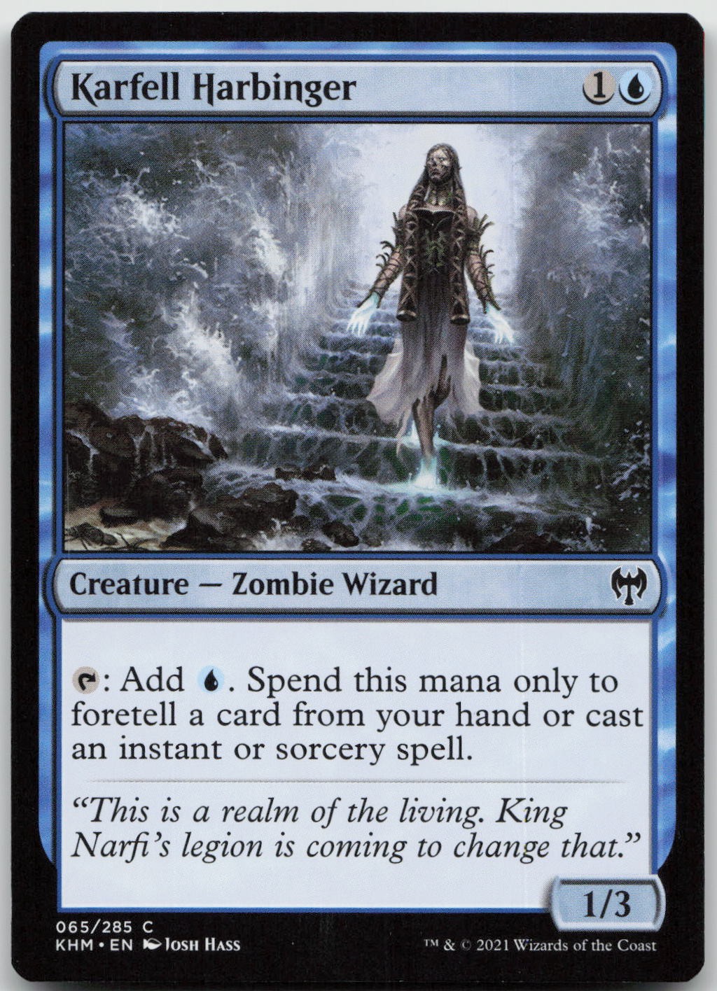Karfell Harbinger 65 Common Kaldheim Magic: The Gathering Near Mint