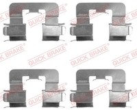 Quick Brake ZubehöRsatz Scheibenbremsbelag 109-1741 FüR Toyota Corolla Verso Vvt