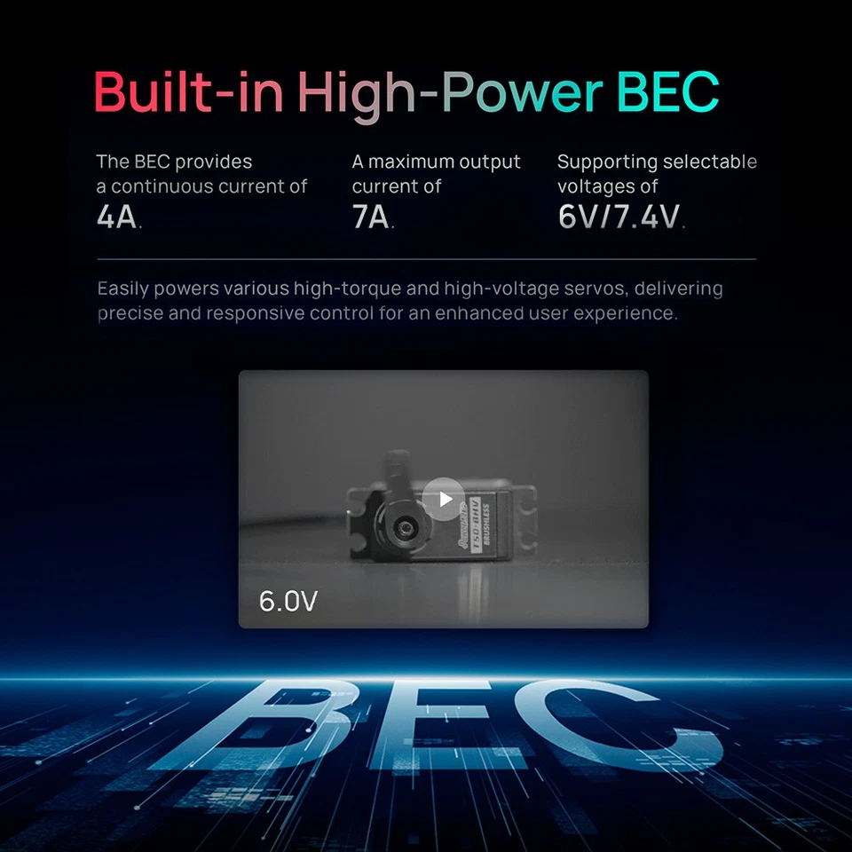 HOBBYWING QUICRUN 2840 2850 Brushless Motor or 12BL45 45A ESC for 1/12 RC Car - Bild 4 von 4