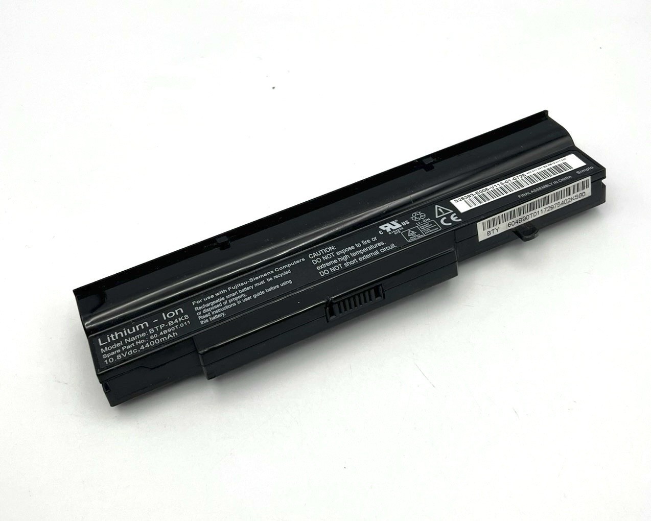 Replacement Battery For Fujitsu 916C5450f BTP-B5K8 4400mAh 11,1V Li-Ion Black