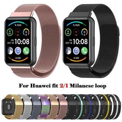 Band For Huawei Watch FIT 2 Strap Magnetic Loop stainless steel watchband metal