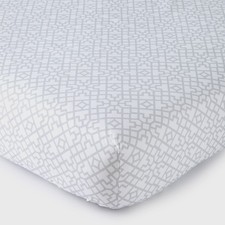 Elise Geo Fitted Nursery Crib Sheet from Set - Levtex Baby