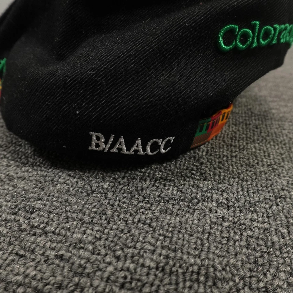 Colorado State Rams Hat Cap Strap Back Mens African Kente Brim NCAA Football - Image 3 of 4