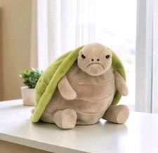 TIMMY TURTLE New B 11" Soft Plush Toy Grumpy Stuffed Tortoise Green..