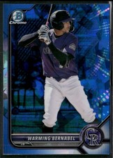 2022 Bowman Draft Sapphire Edition #BDC-179 Warming Bernabel