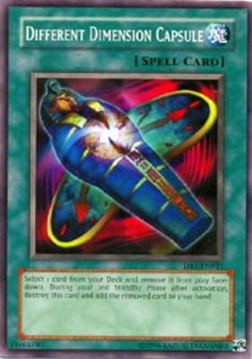 Different Dimension Capsule - DR1-EN031 - Common - Unlimited Edition - Damaged