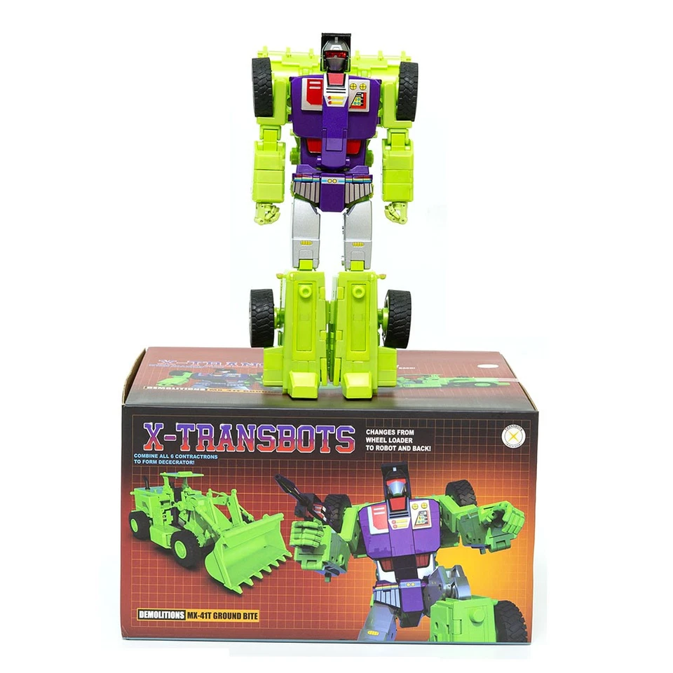 X-Transbots Devastator MX-XLIT MX-41T Ground Bite Scrapper G1 Youth version - Image 2 of 4