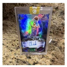 2025-26 Topps Three Thunder Dunks Autograph Chet Holmgren Gold /10 Thunder