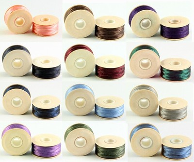 BeadSmith  1 Stück Nymo Nylon Spulen Faden Besaitungsmaterial * viele Farben
