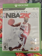 2K NBA 2K21 Xbox One Case w/ bonus content insert PRISTINE Disc Lillard 