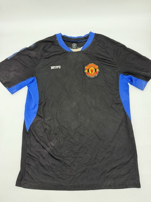 #ad Manchester United FC Black And Blue Kit Men’s M Soccer Jersey Shirt Sporty $9.89