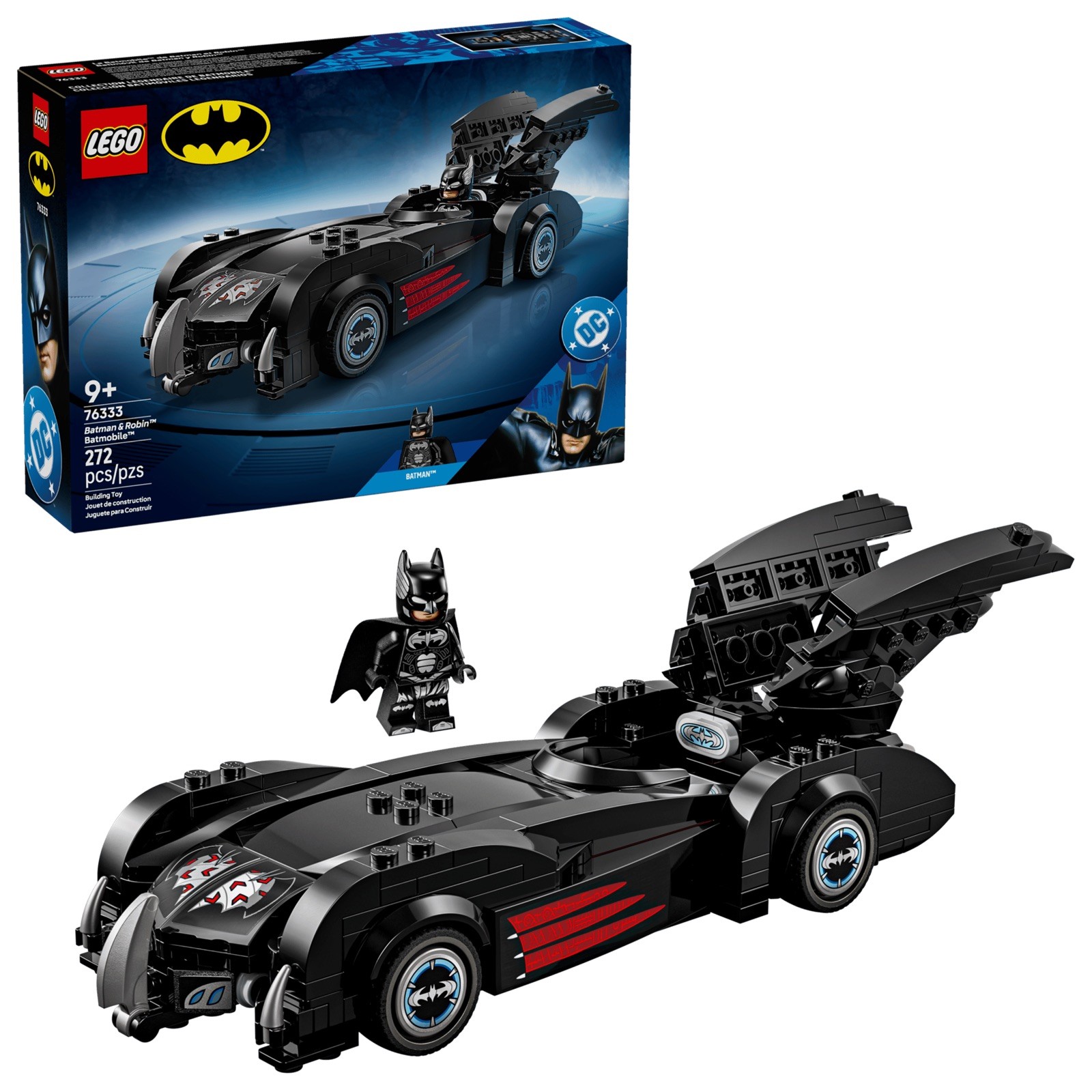 LEGO 76333 Batman & Robin Batmobile | Brand New and Sealed