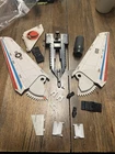 1983 GI Joe Skystriker Jet Wings Vehicle Parts Lot Tail Stabilizer Wheel Covers