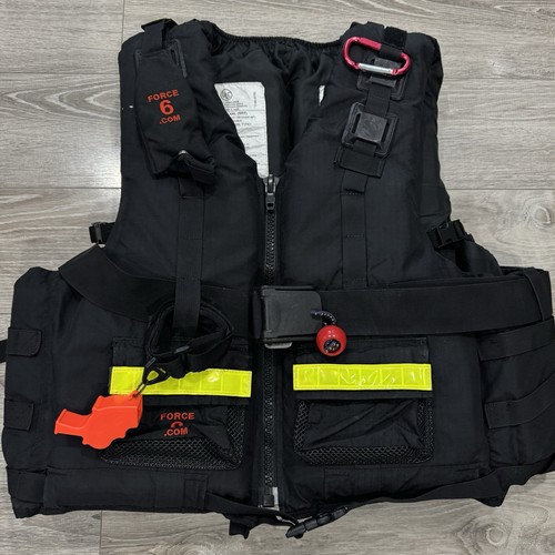 Force 6 Rescuer XXL SRT PFD Life Jacket Rescue Vest Type I Flotation Device