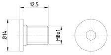 HELLA Schraube, Bremsscheibe 8DZ 355 209-021