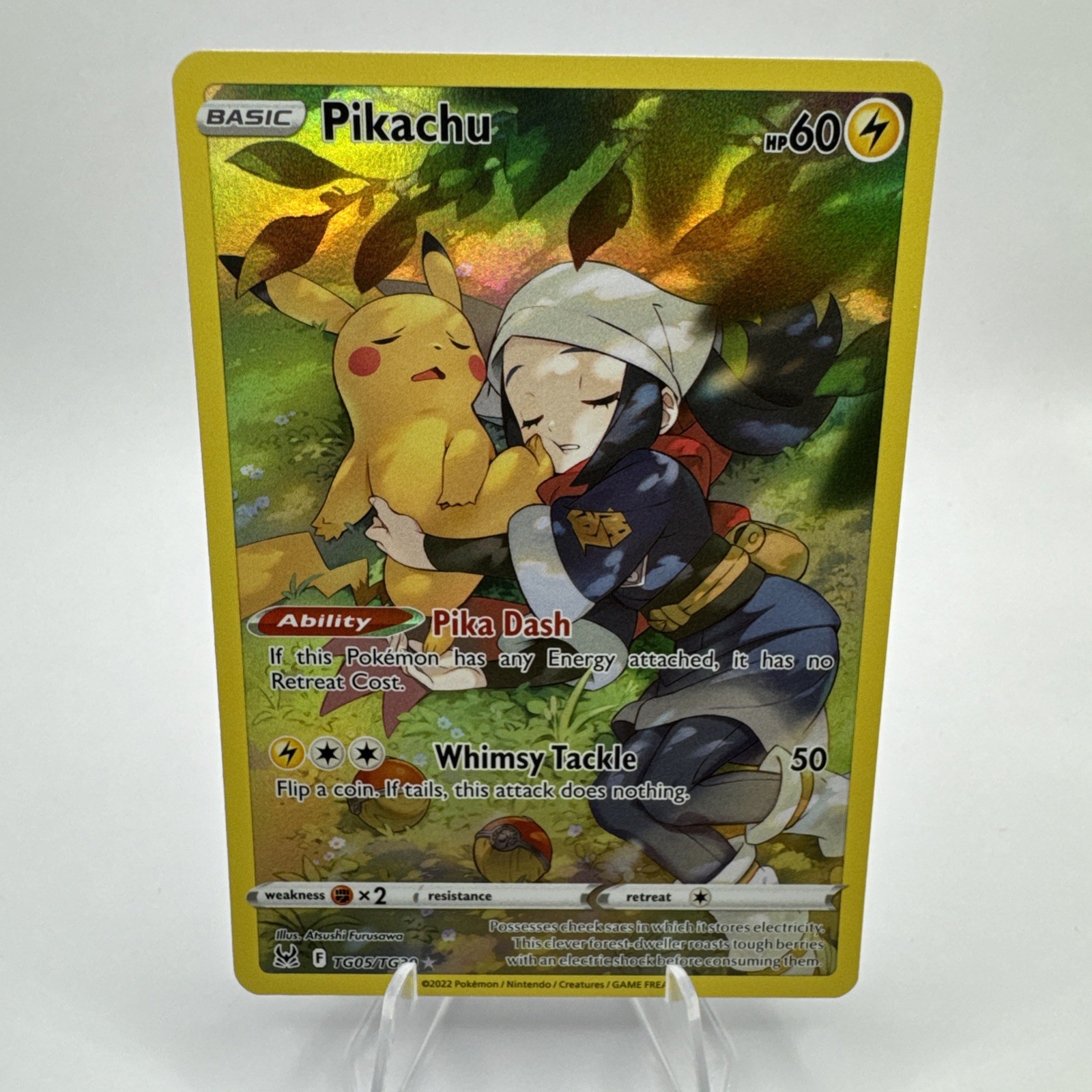 Pikachu TG05/TG30 Swsh11: Lost Origin Trainer Gallery Holo