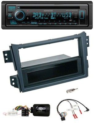 Kenwood Bluetooth DAB CD Lenkrad USB Autoradio für Opel Agila B Suzuki Splash 20