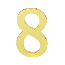 1Pcs 3Inch Metal Mailbox Numbers Solid Zinc Alloy House Numbers for Outside,S...