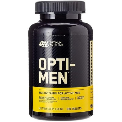 Men's Health Optimizer: 150 Count Opti-Men Vitamin D Tablets for Daily Use