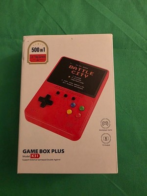 Game Box Plus Handheld Console w/ 500 Preloaded Retro Games Controller New Gift
