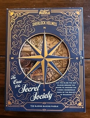 Professor Puzzle Sherlock Holmes The Case of the Secret Society Sliding Blocks