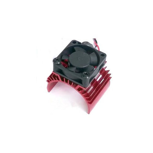 Aluminum Heat sink with 5V Cooling Fan for RC 1/10 Car 540 550 3660 Size Motor - Picture 8 of 10