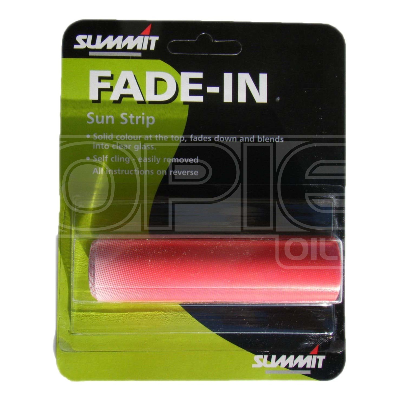 Windscreen Sun Strip/Visor - Red
