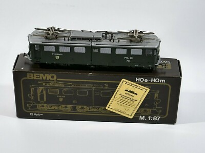 BEMO RhB Schneeräumer 1:87 BEMO Switzerland No. 1254/3 Electric Locomotive Rh B St