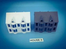 VICTORIAN HOUSE #3 City or Country Building N Scale 1:160 - USA 3D White