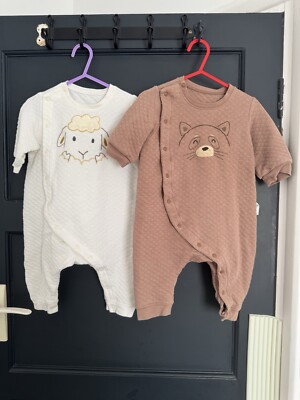 Uniqlo Baby One Piece Outfits Bodysuit 6-12 Months UK