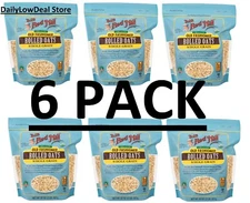 6 PACK Bob’s Red Mill Organic Old Fashioned Whole Grain Rolled Oats Non-GMO 32oz