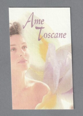 Advertising card - Ame Toscane by Isabel Derroisne double sided