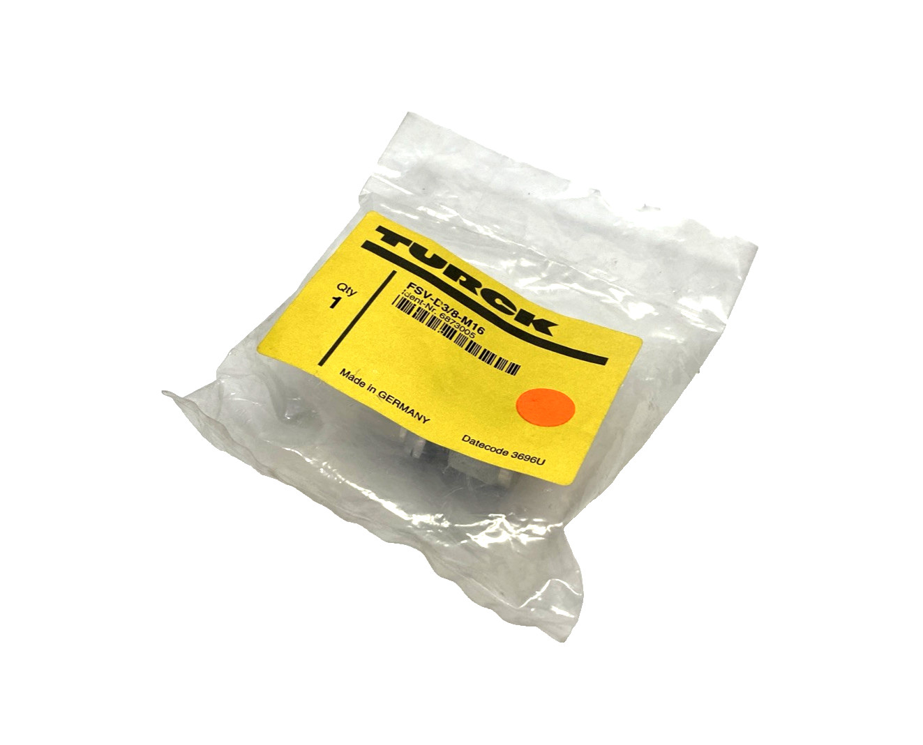 Turck FSV-D3/8-M16 Flow Monitor Adapter M16 to 3/8 in. Tubing 6873005
