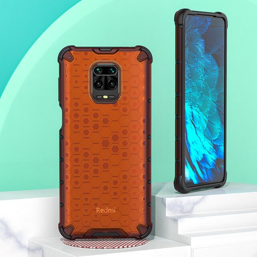 For Xiaomi Redmi Note 9T 9S 8 9 Pro 9A 9C Honeycomb Clear Shockproof Case Cover - Picture 11 of 12
