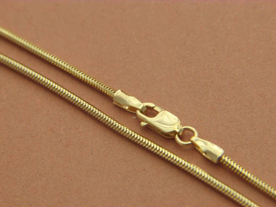 Collar serpiente oro macizo 14K 3 anchos a elegir **cadenas reales de oro 14k** Foto 4 de 4