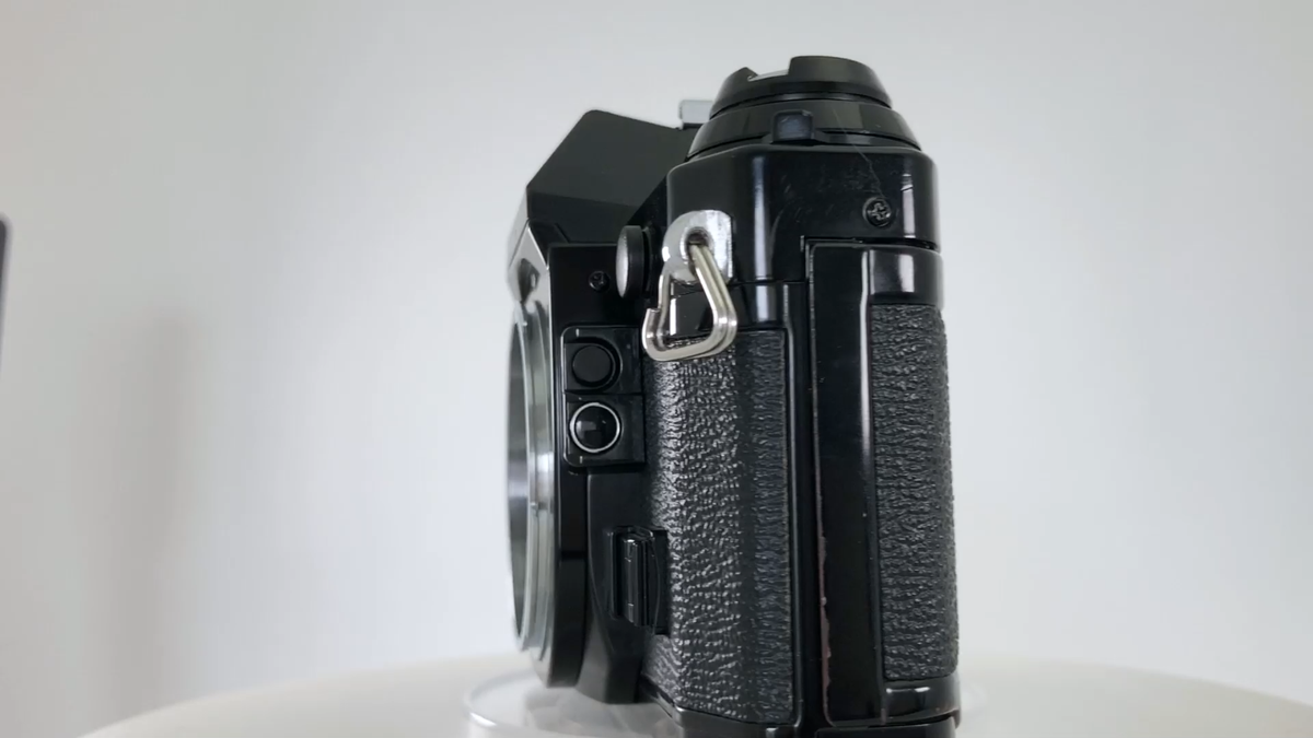 Canon AE-1 Program Black 35mm SLR Film Camera Body MF from Japan