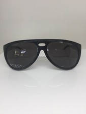 New GUCCI Sunglasses GG 2484 GG2484/S C. 807 Shiny Black Gucci Aviator Sunglass