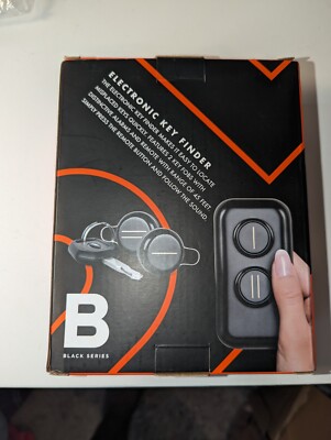 B BLACK SERIES electronic Key Finder 2 Key Fobs &1 Wireless Transmitter 