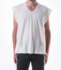 Tzitzit Tallit Katan cotton V-Neck Shirt Jewish Sephardic Kosher size 7 Teen NEW