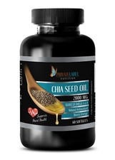 Vegan skincare oil - CHIA SEED OIL - Cardiovascular support supplement 1 Bottle