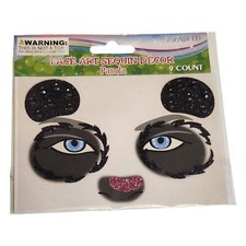 Face Art Panda Stickers Regent Products Inc Panda Mask