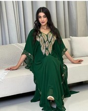 Sale! Green Royal Luxury Collection Bedded Dubai Fancy Kaftan Wedding Dresses 40