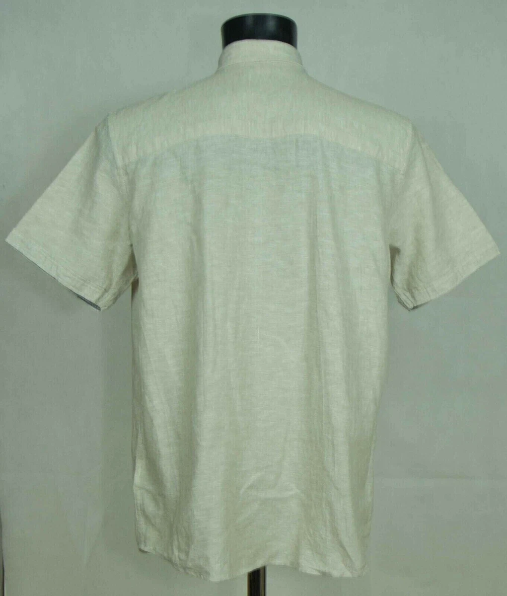 Livergy CHEMISE HOMME MANCHES COURTES M LANGE DE LIN TAILLE M EXCL s