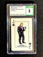1988 WWF SUPERSTARS TITAN SPORTS CSG 9 MINT TED DIBIASE MILLION DOLLAR MAN 2798