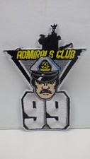 G I Joe custom Admiral's club 3 inch patch USS Flagg Keel Haul Aircraft Carrier