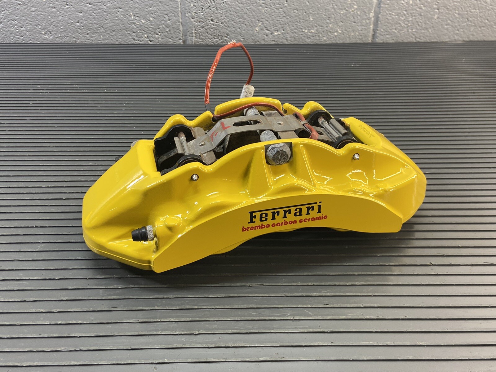 2015-2018 Ferrari California T Carbon Ceramic Brake Set Yellow 3k Miles OEM