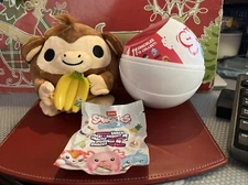 Zuru Snackles 5” Plush Riko Monkey With Dole Bananas Collectible Series 2-Opened