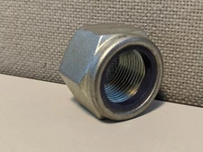 1"-14 NYLON INSERT LOCK NUTS ZINC PLATED