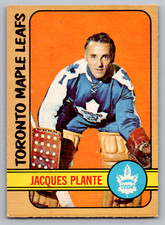 1972-73 O-PEE-CHEE #92 JACQUES PLANTE MAPLE LEAFS